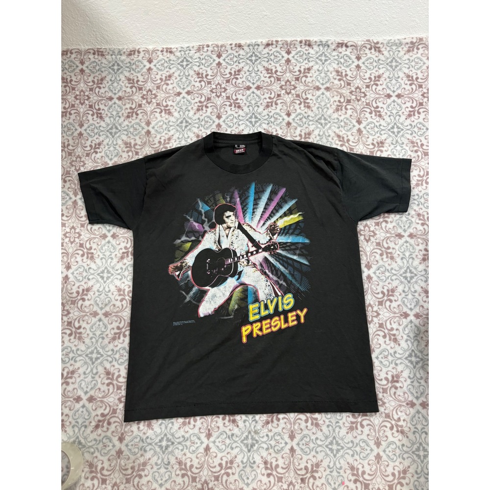 Vintage 1994 Elvis Presley T Shirt XL Single Stitch Best Fruit of the Loom USA